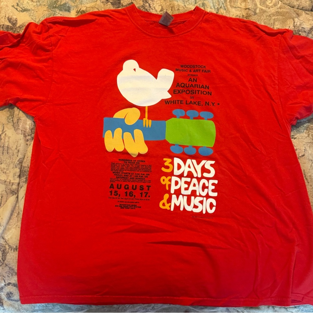 Woodstock Red Graphic T-Shirt
